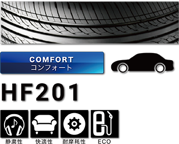 サマータイヤ HF201｜商品ラインナップ｜HIFLYタイヤ